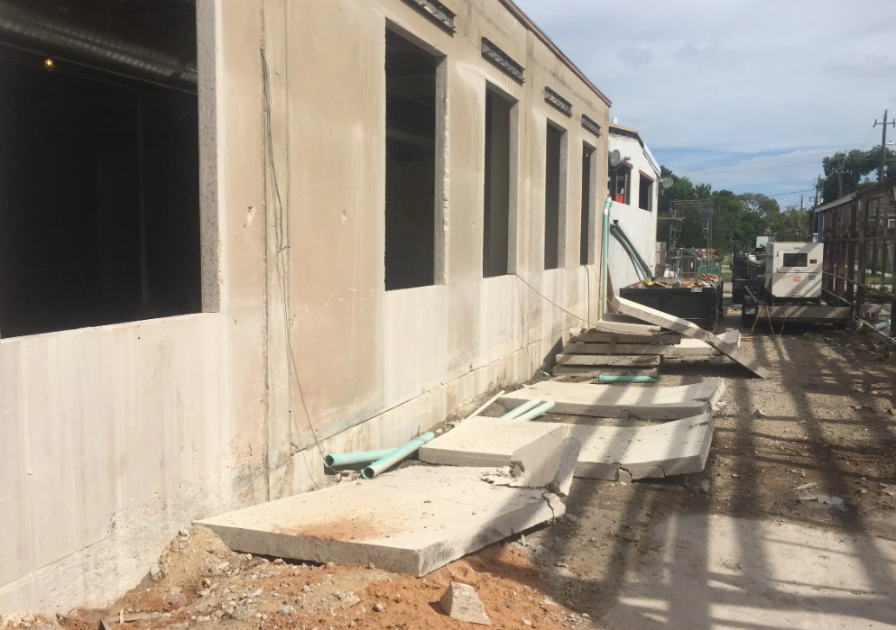 Concrete wall sawing for ventilation shafts and structural modifications (3)